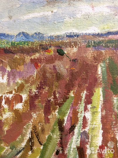 Картина. Средняя Азия. Работа в поле. Колганова