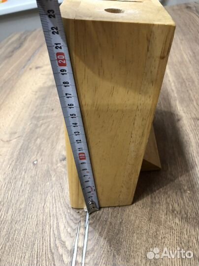 Подставка для ножей деревянная