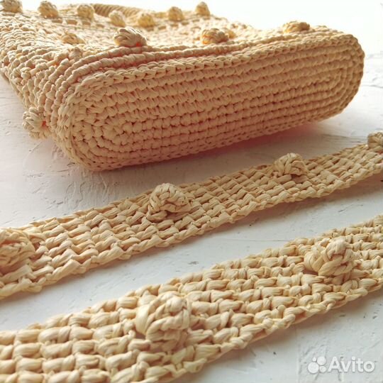 Сумка из рафии