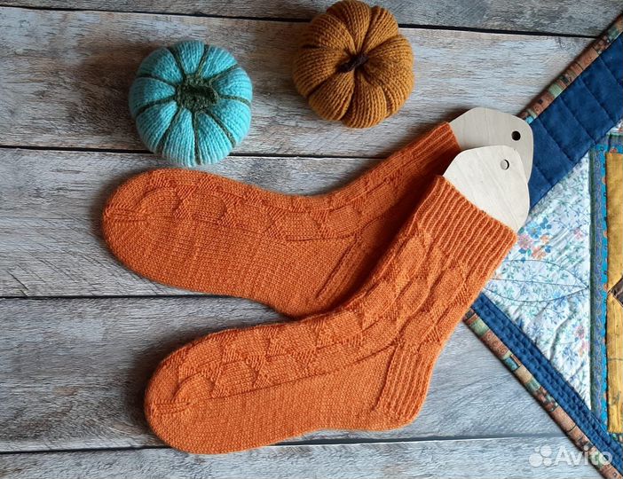Вязаные носки