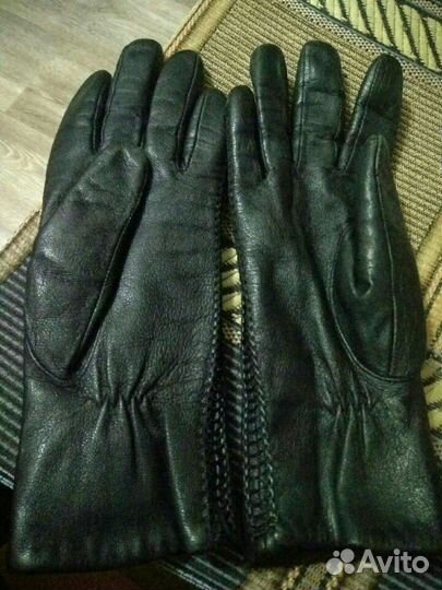 Перчатки кожаные