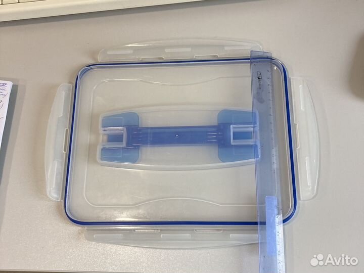 Крышка для контейнера пластик с ручкой 21*28 см