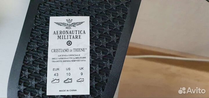 Шлепанцы Aeronautica Militare Оригинал 42 и 43р