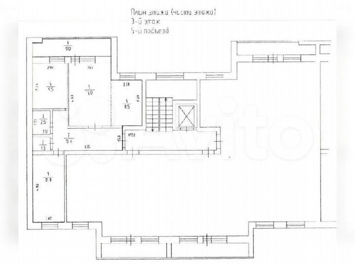 3-к. квартира, 61 м², 3/10 эт.