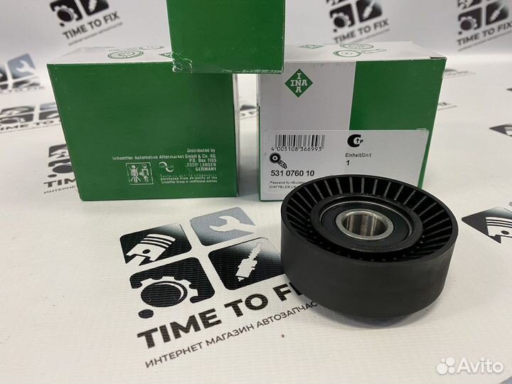 Ролик натяжной ремня генератора INA 2123 Kalina