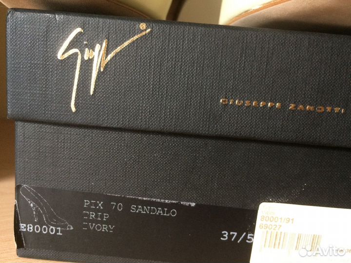 Туфли Giuseppe Zanotti новые 37,5 оригинал