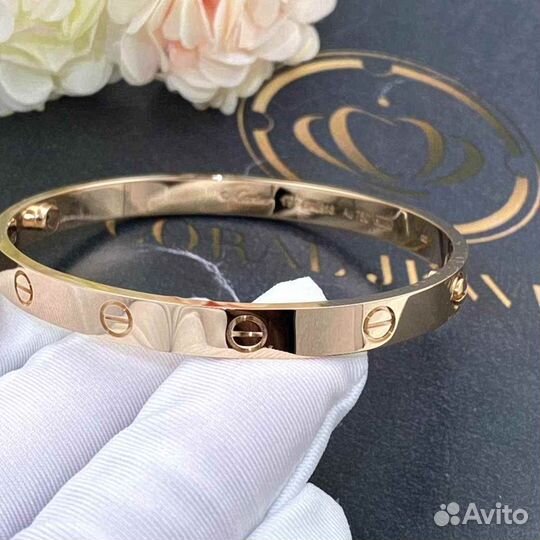 Браслет Cartier Love из розового золота