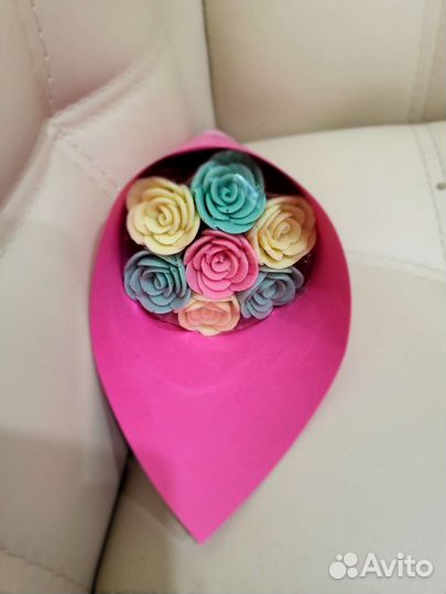 Розы из шоколада