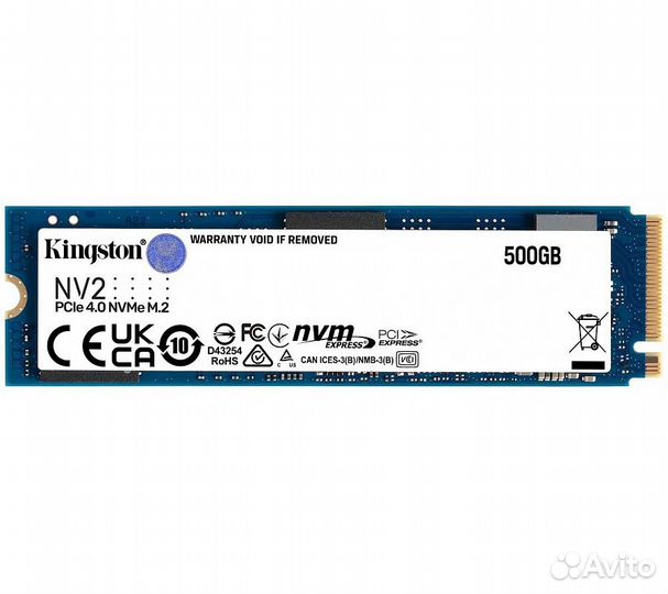 Жесткий диск SSD M.2 Kingston 500Gb (SNV2S/500G)