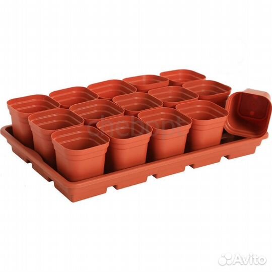 Набор для рассады 15 стаканов