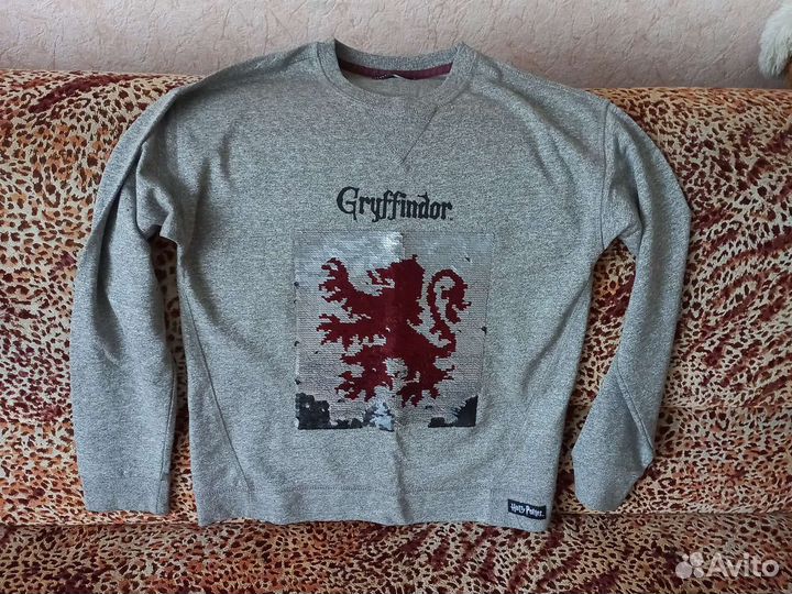 Кофта на 10-11 лет, с символикой Гарри Поттера