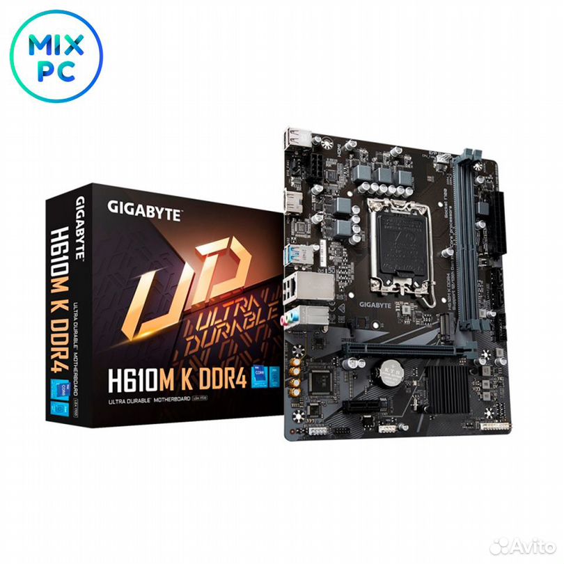 Материнская плата LGA1700 gigabyte H610M K DDR4