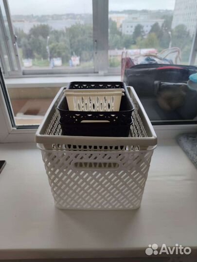 Набор корзин для хранения 6 штук