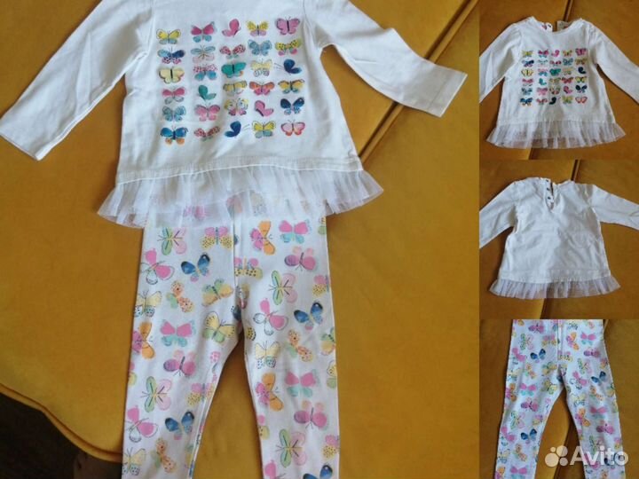 Вещи пакетом для девочки 80/9-12