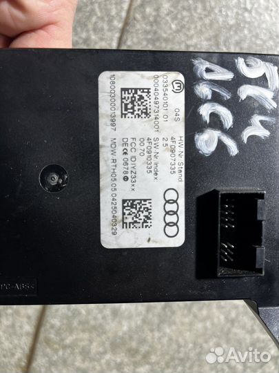 Блок управления бесключевого доступа ауди а6 с6