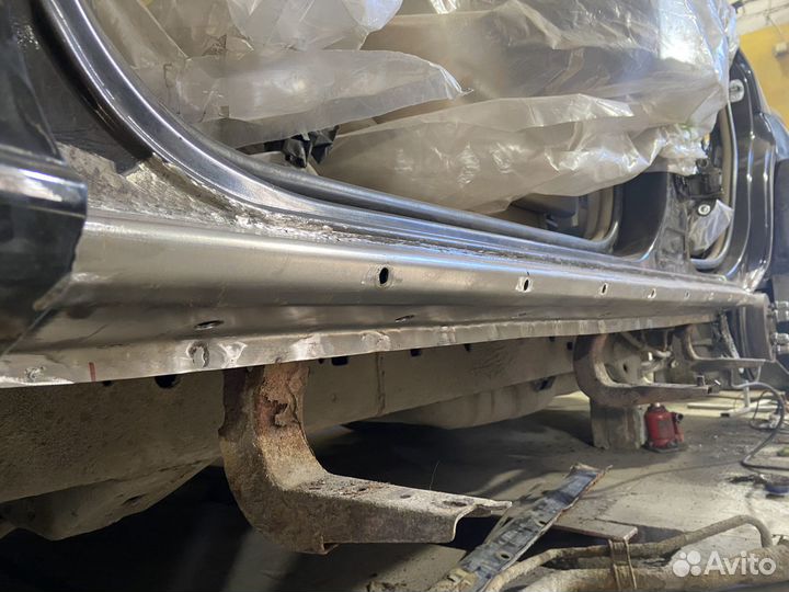 TLC Prado 120 кузовные пороги + усилители комплект