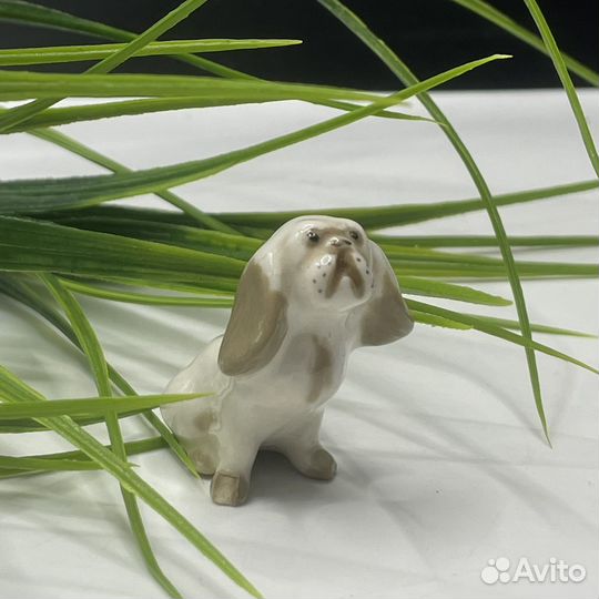 Фарфоровая статуэтка лфз Болонка СССР (сзр)