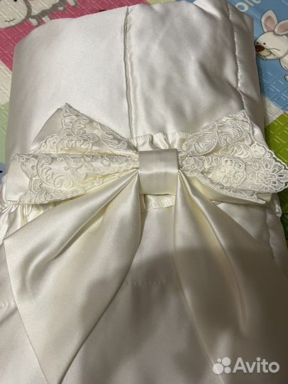 Конверт одеяло на выписку демисезонный