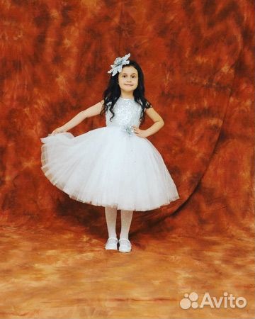 Платье снежинки