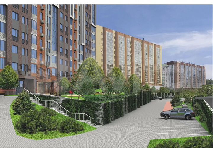 2-к. квартира, 66,7 м², 9/9 эт.