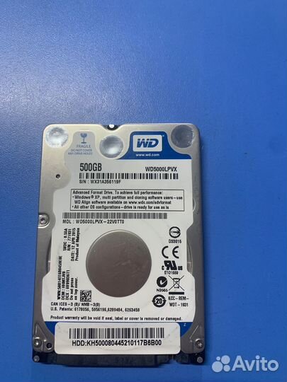 Жесткий диск 2.5