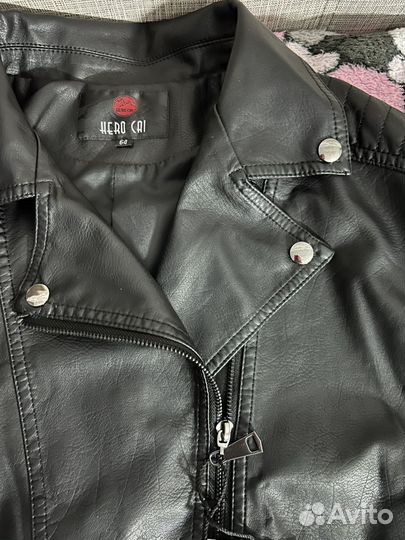 Кожаная куртка женская