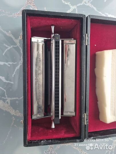 Губная гармошка тремоло 5 х 24, Swan SW24W