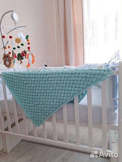 Плед детский плюшевый