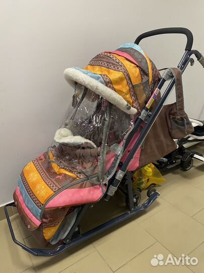 Санки коляска ника кидс