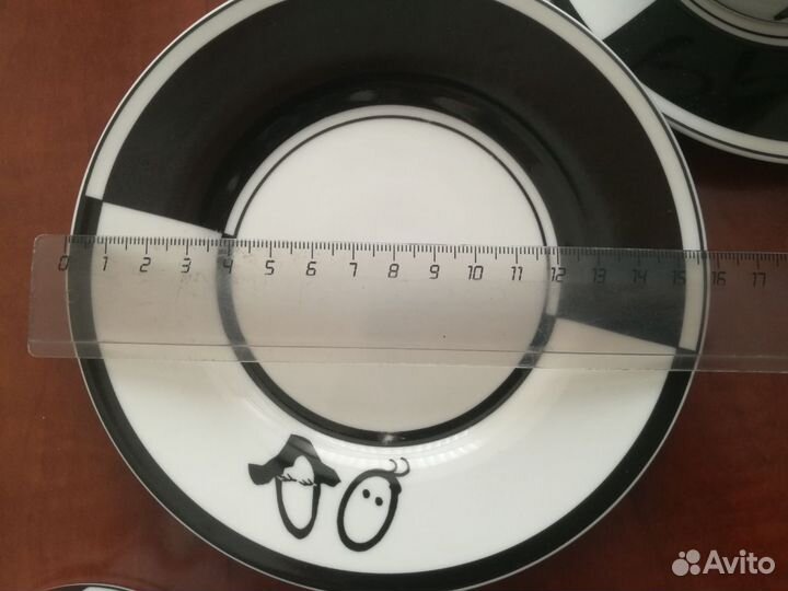 Кофейный набор (чашки и блюдца), 10 предметов