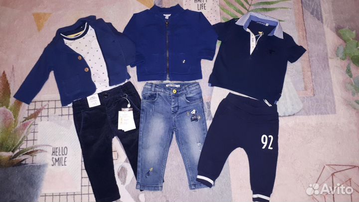 Комплект вещей для мальчика 6-9 мес