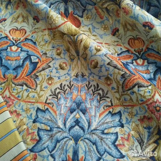 Гобеленовая ткань по мотивам Уильяма Морриса