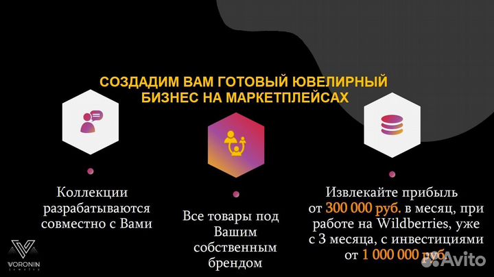 Ювелирный бизнес на Wildberries 300 чистыми
