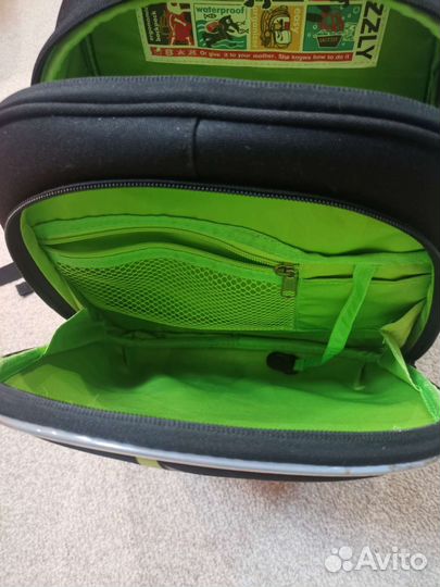 Рюкзак школьный для мальчика гризли