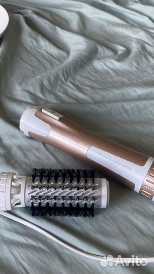 Фен-щетка Rowenta CF 9520, белый/медный