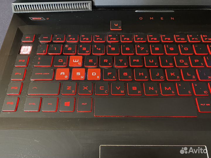 Игровой ноутбук hp omen 17-un040ur