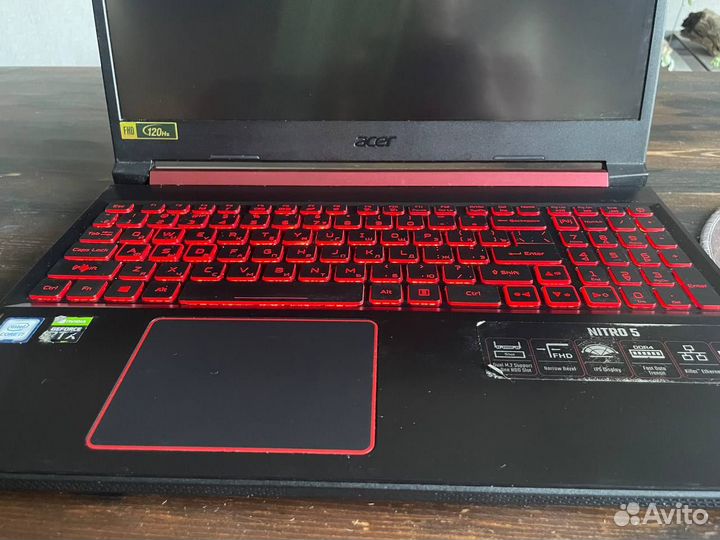 Игровой ноутбук Acer Nitro 5 AN515-54 i7-9750H