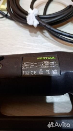 Шлифмашинка с редуктором Festool Rotex RO 125 FEQ