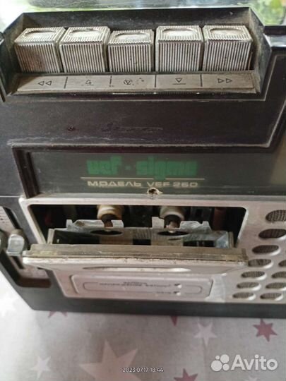 Магнитола vef sigma