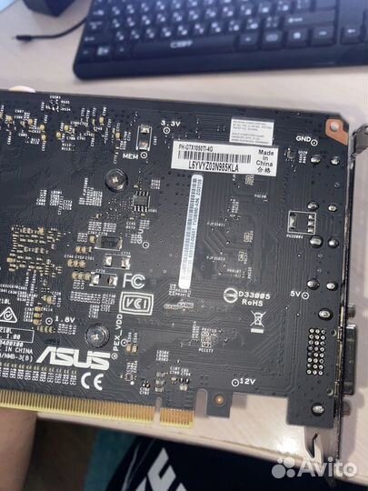 Видеокарта asus GTX 1050 Ti 4gb