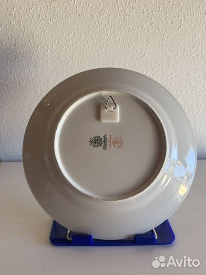 Тарелка настенная weimar echt kobalt