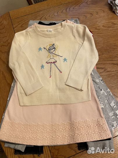 Вещи пакетом на девочку 104 110