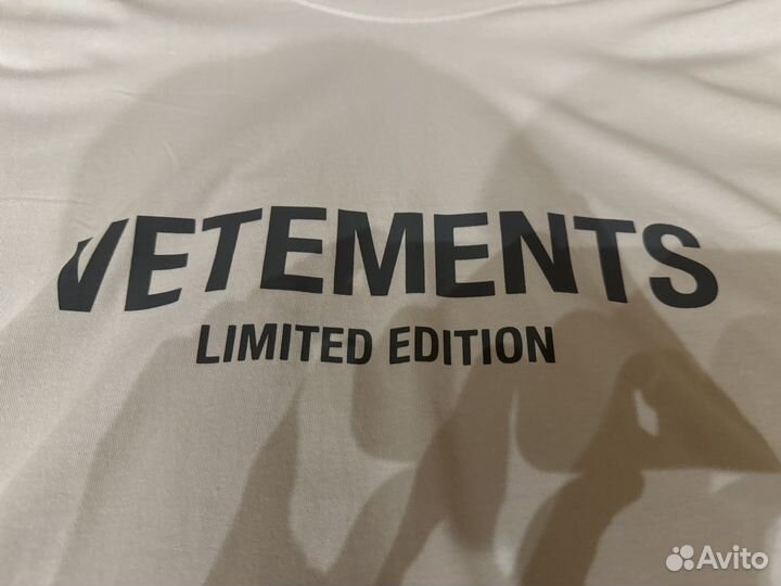 Футболка vetements limited edition оригинал