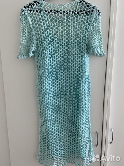 Вязанное крючком платье 40-42
