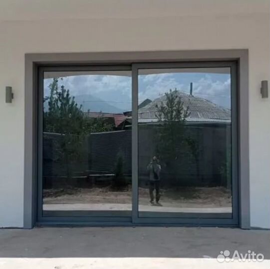 Обрамления откосы на ворота и витражи по контуру