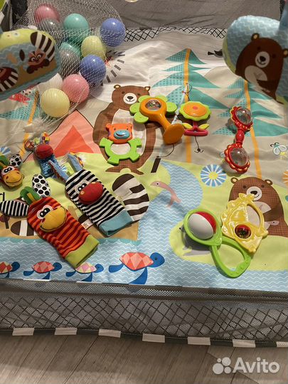 Детский игровой коврик складной