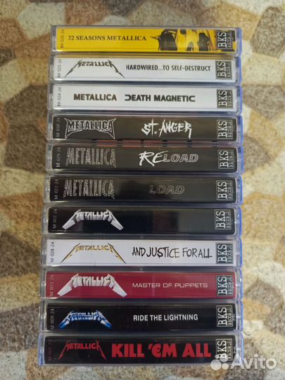 Аудиокассеты Metallica