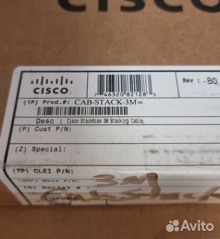 Кабель Cisco CAB-stack-3M (72-2634-01) NEW