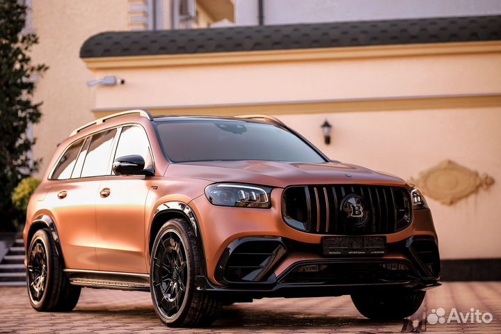 Юбка переднего бампера Mercedes GLS W167 Brabus