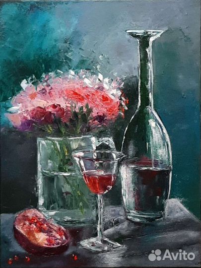 Картина маслом на холсте натюрморт